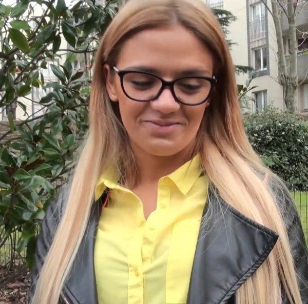 JacquieEtMichelTV: Angelica - Two Black Man Pickup Hot Girl In Glasses 1080p