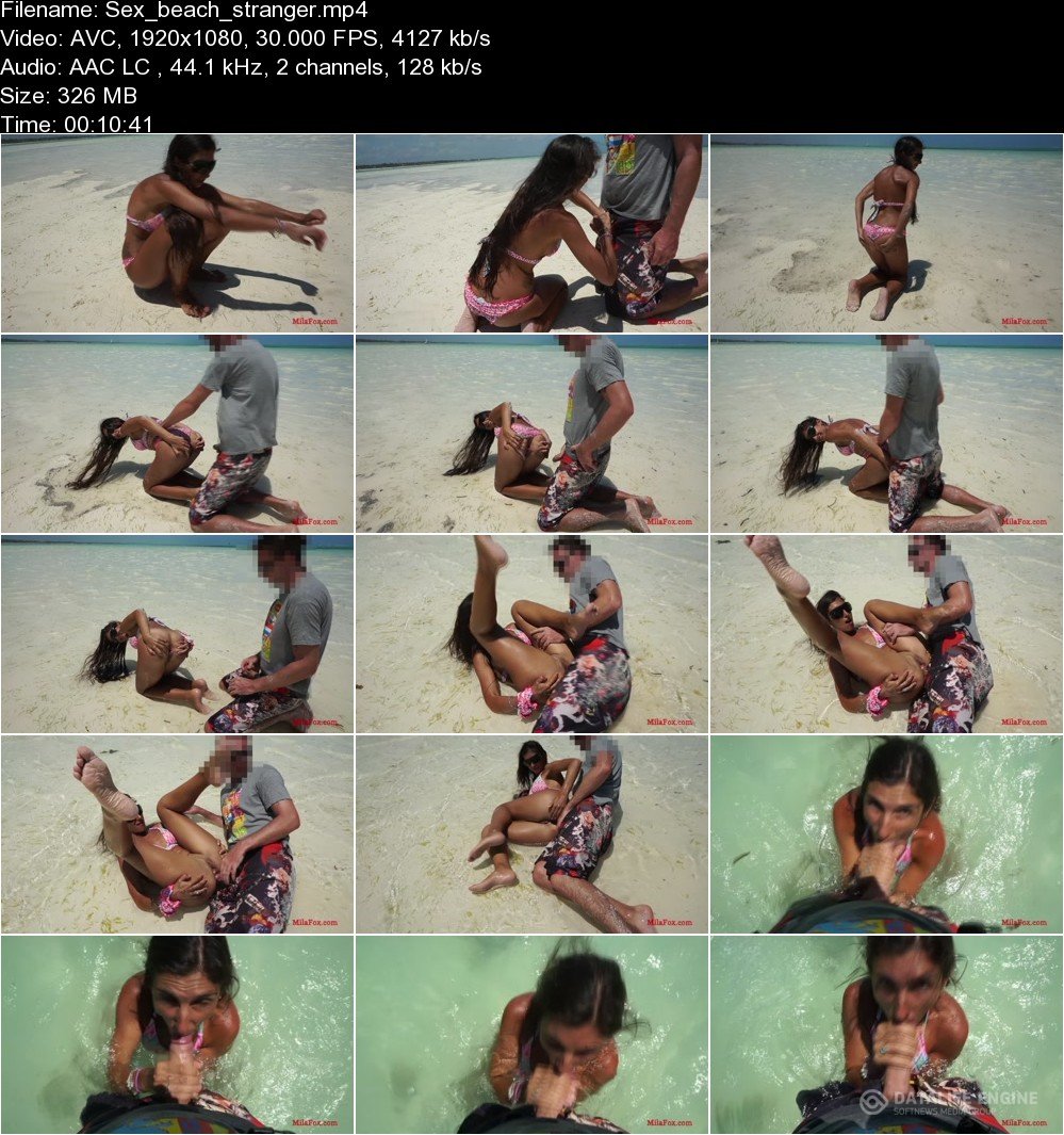 BeachHunters: Lisichka Mila - Public Anal Sex On beach 1080p