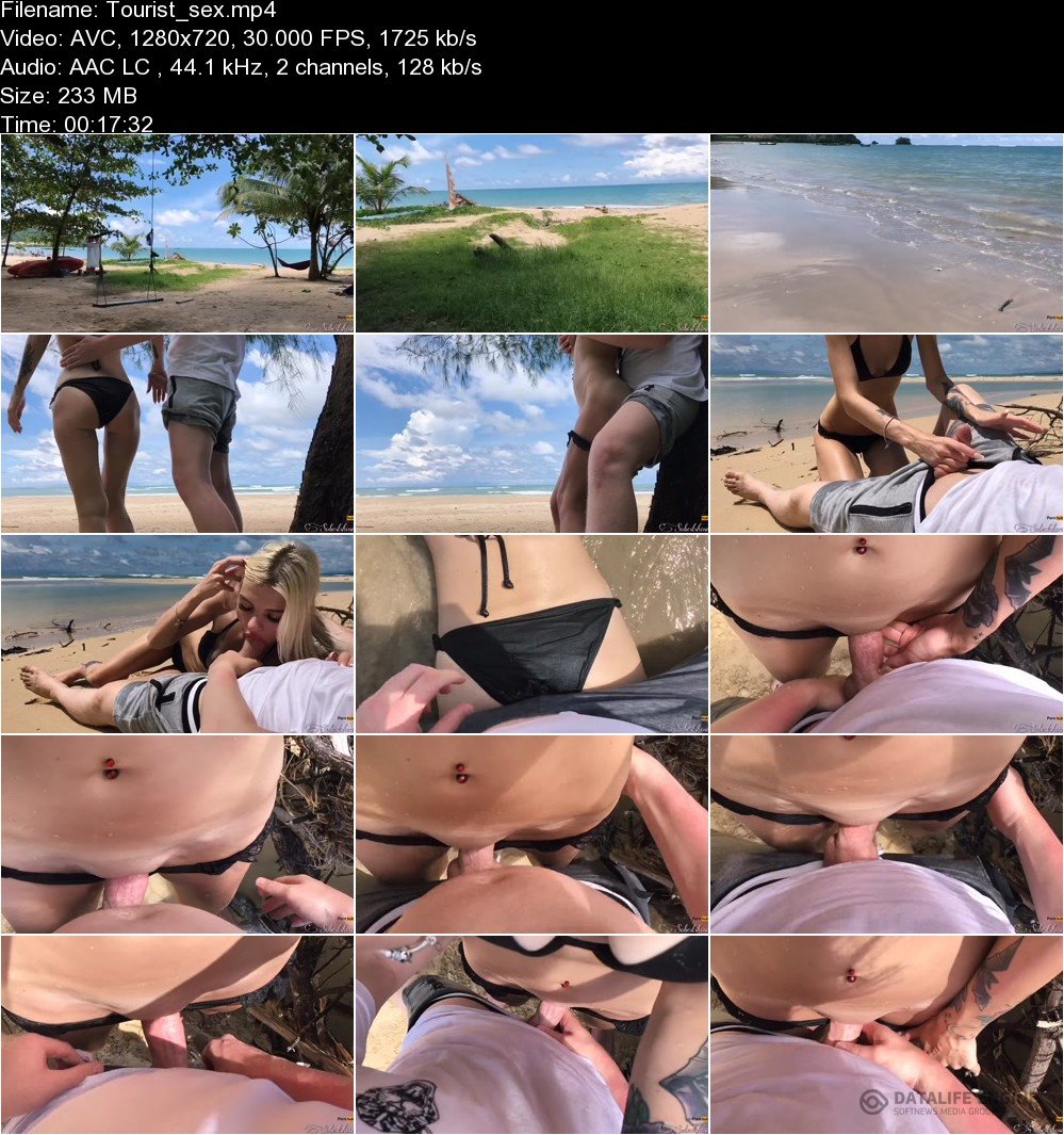PublicFuck: Amateur - Russian Tourist Amateur Sex On The Beach 720p