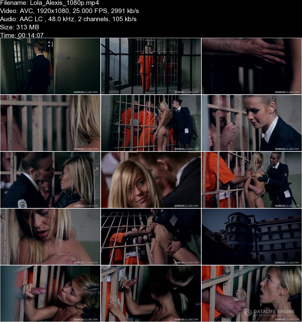Drcel: Lola Reve and Alexis Crystal - Group Sex In Jail 1080p