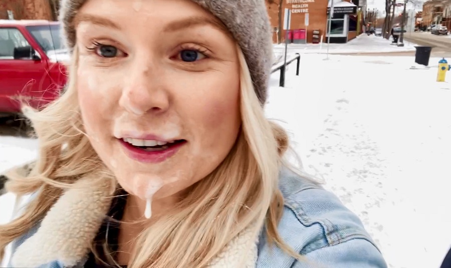 Cumcoveredbunny Cum On Face In Winter FullHD 1080p